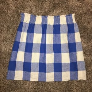 J Crew plaid skirt